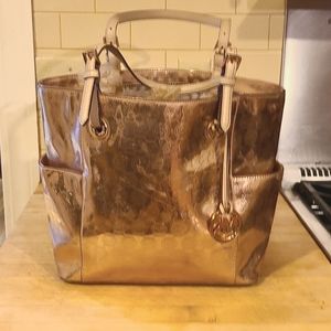 Michael Kors Rose Gold Satchel
